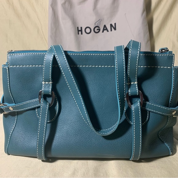 Hogan leather handbag tote made in Italy🇮🇹 - Picture 4 of 12